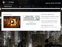 Tablet Screenshot of nitetimedecorwichita.com